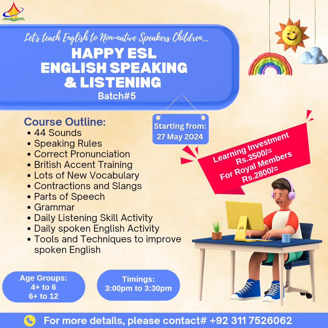 Happy ESL English Speaking & Listening Batch 5